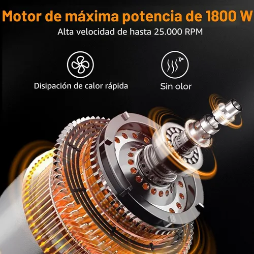 Miniatura 5 de Aeitto Licuadora para cocina, licuadora profesional de gran capacidad de 68 onzas, licuadora de batidos de 1500 vatios para triturar hielo, bebidas