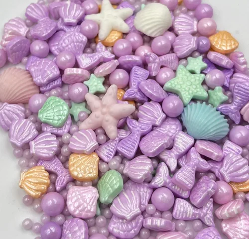 Miniatura 18 de Sentovac Gránulos comestibles de mezcla de unicornio para decorar Gránulos comestibles para cupcakes para tartas, 1 botella de 3.35 onzas / 3.35