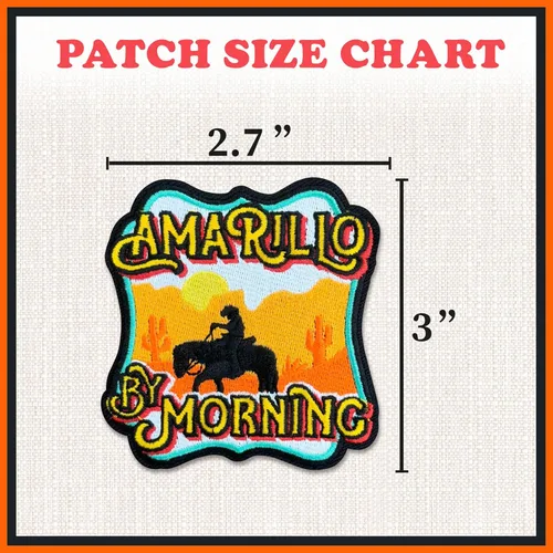 Miniatura 6 de Parches para planchar Amarillo por la mañana Parche bordado para ropa, mochilas, sombrero, jeans, chaqueta #66