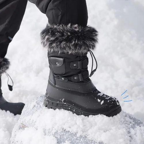 Miniatura 5 de DREAM PAIRS Botas de nieve, impermeables, con aislamiento, para niño y niña