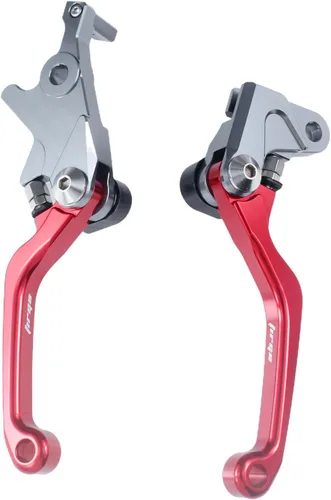 Miniatura 6 de Manija de palanca de freno de embrague de pivote plegable CNC de motocicleta para CRF150L CRF 150 L 2018 2019 2020 (L01R45red)