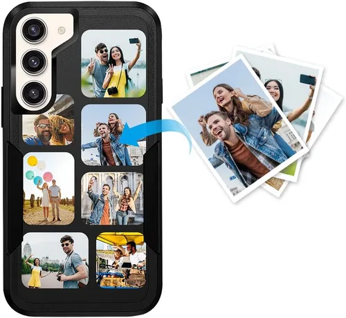 Miniatura 27 de Funda protectora personalizada para Samsung Galaxy S22 Ultra 5G (versión 2022), funda protectora de doble capa resistente con múltiples fotos, a