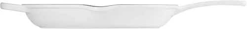 Miniatura 3 de Le Creuset Sartén de hierro fundido esmaltado con mango de hierro, 11.75 pulgadas, color blanco