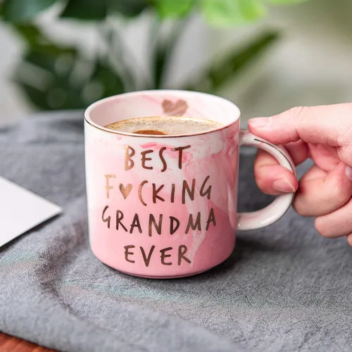 Miniatura 4 de Hendson Regalos de cumpleaños para abuelas – Best Grandma Ever – Regalo divertido para nana, nuevo anuncio de embarazo para abuelos, abuela futura