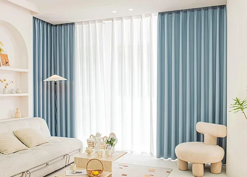 Miniatura 6 de Daesar Bedroom Curtains Blackout 63 Inch Length, Eyelet Thermal Insulated Curtains Solid Jacquard Wave Stripes Texture Beige Yellow Blackout Curtain