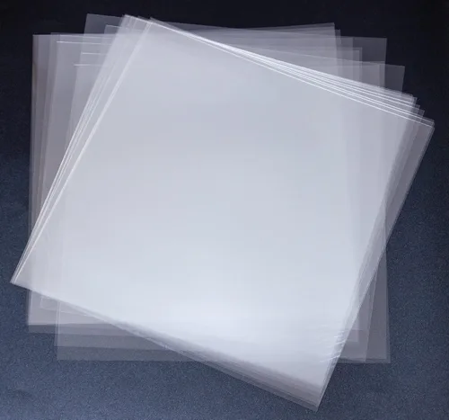 20 hojas de plantillas de Mylar en blanco de 4 mil, hojas de plástico transparente de 12 x 12 pulgadas para manualidades Cricut y máquina de corte