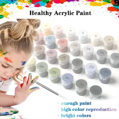 Miniatura 6 de HITO Pintura de flores por números para adultos, pintura por números para adultos principiantes, pintura floral por números para regalo, decoración