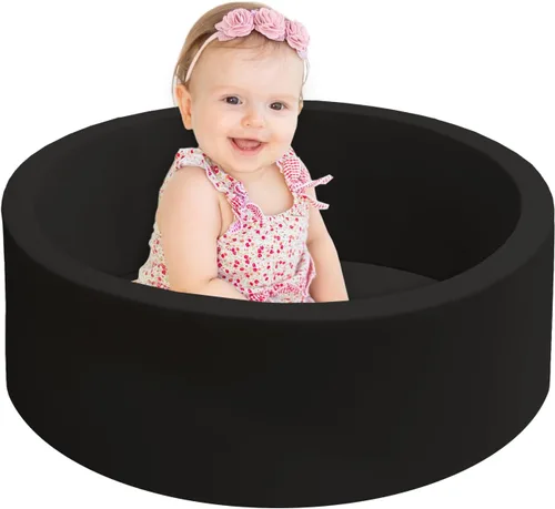Miniatura 18 de HARBOLLE Pelotas redondas suaves de espuma viscoelástica de 35.4 pulgadas, no incluidas, corralito para interiores y exteriores, para bebés y niños