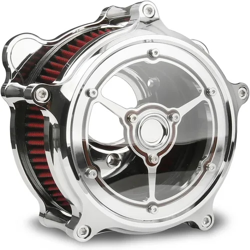 Miniatura 18 de Para filtro limpiador de aire de motocicleta Harley Davidson Sportster Touring Street Glide Road King Electra Dyna Softail entrada de aire