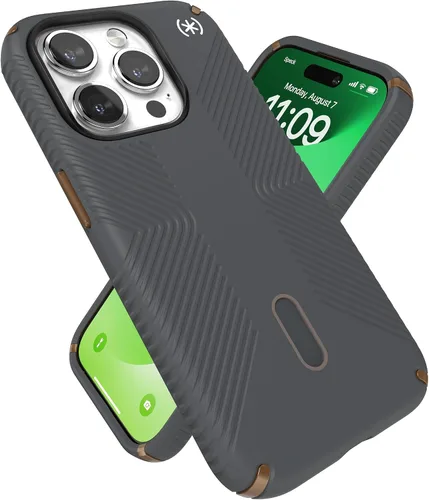 Miniatura 8 de Funda MagSafe Speck para iPhone 15 Pro - Protección contra caídas y de cámara, ClickLock antideslizante, compatible con carga inalámbrica, se adapta