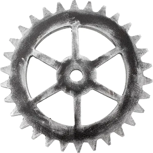 Ipetboom Rustic Wooden Gear Wall Ornament Retro Industrial Decor for Bar Home Bedroom Living Photography Prop Unique Chic Wall Hanging Art