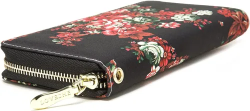 Miniatura 167 de Cartera de mano para mujer, estilo bohemio, con RFID, elegante, espaciosa con correa para viajes, capacidad para tarjetas, teléfono, dinero