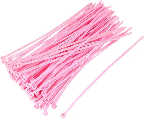 Miniatura 10 de uxcell Bridas para cables de nailon con cierre automático de 4 pulgadas, color rosa, 100 unidades Rosado