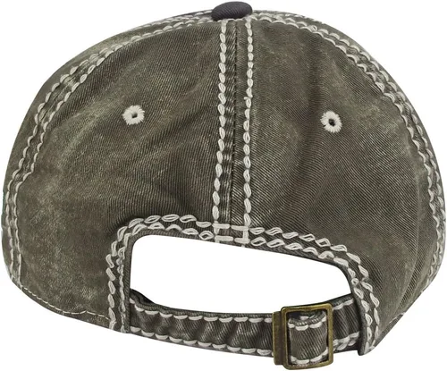 Miniatura 4 de MINAKOLIFE Rock Shark Kingston 1969 Jamaica - Gorra de béisbol vintage envejecida