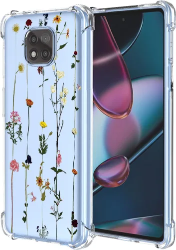 Miniatura 36 de Funda para Moto G Stylus 2021 4G Clear Flower Funda de teléfono TPU suave a prueba de golpes, antiarañazos, funda protectora para Motorola G Stylus
