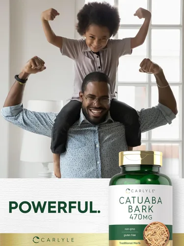 Miniatura 6 de Carlyle Suplemento de corteza de Catuaba 470 mg 120 cápsulas para hombres y mujeres Sin OMG y sin gluten