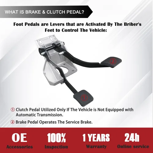 Miniatura 5 de TQPONLY conjunto de soporte de pedal de embrague de freno con bujes montados Compatible con Ford Ranger 1995-2006 Reemplaza 6L5Z2455BB