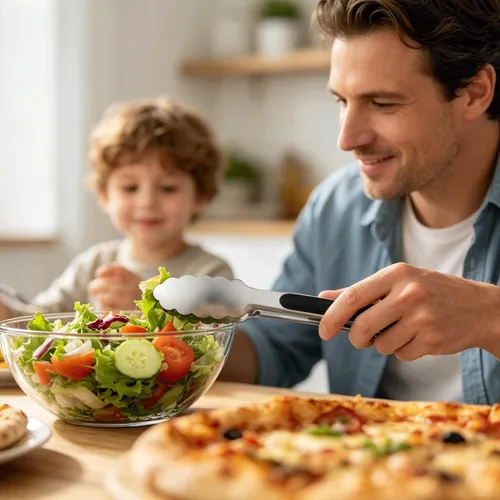 Miniatura 5 de Juego de 3 pinzas de cocina pequeñas de 7 pulgadas, pinzas de hielo de acero inoxidable, pinzas para alimentos, mini pinzas para servir aperitivos