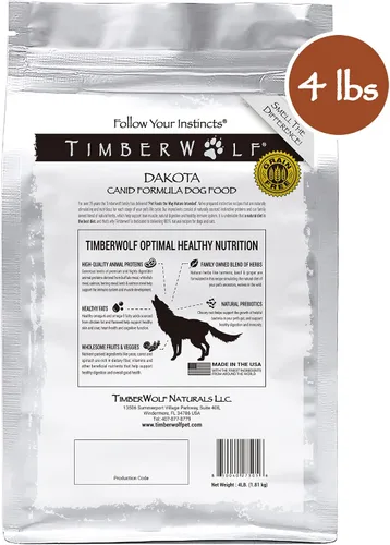 Miniatura 2 de Timberwolf Dakota Buffalo Recipe Alimento para perros 4 libras