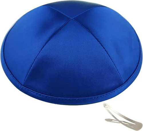 Miniatura 23 de Zion Judaica Deluxe Satin Kippot Bulk Packs Kippas o Kippa Individual Incluye Clips Kipa Gratis