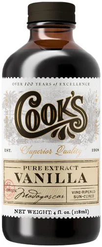Miniatura 129 de Cook's, Extracto de almendra pura para hornear, cocinar y mezclología, extracto aromatizante de almendra libre de alérgenos, 4 onzas