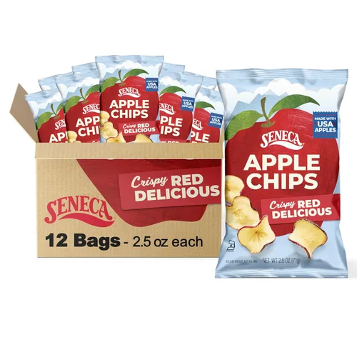 Miniatura 13 de Seneca Chips de manzana de caramelo Hecho de manzanas frescas 100% manzanas rojas deliciosas Huertos de Yakima Valley Perfección de manzana