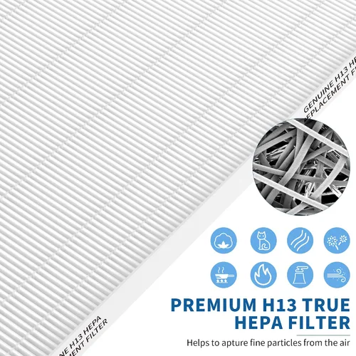 Miniatura 5 de Paquete de 2 filtros de repuesto para purificador de aire Aeramax 290 300 DX95 y HF-300 AP-300PH, parte # 9287201, 2 filtros principales + 6
