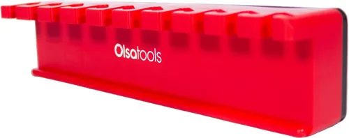 Miniatura 7 de Olsa Tools Organizador Magnético para Llaves - Naranja - Compatible con SAE de 3/8" a 15/16" y Métrica de 10mm a 19mm - Solución Duradera