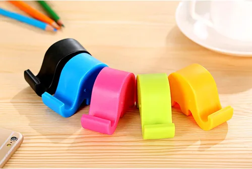 Miniatura 2 de Soporte de teléfono celular de elefante para teléfono celular, diseño de elefante, lindo elefante para teléfono celular, soporte de plástico