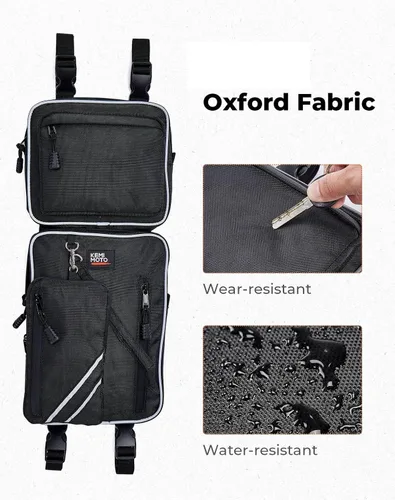 Miniatura 3 de KEMIMOTO - Bolsas para guardabarros para cuatrimoto, bolsas de almacenamiento de camuflaje resistentes al agua, soporte de agua compatible