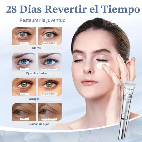 Miniatura 4 de Crema para debajo de los ojos con retinol – Crema antienvejecimiento para ojeras, hinchazón, arrugas, reduce las bolsas de ojos, líneas finas