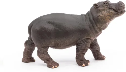 Miniatura 2 de Papo - Figura realista de hipopótamo bebé - A partir de 3 años - Colección Wild Life - Juego educativo de animales jóvenes - Juguete de idea