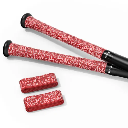 Miniatura 15 de JAYA Paquete de 2 cintas de agarre para bate PU – Envoltura de mango de 1.1mm antideslizante de poliuretano para bates de béisbol y sóftbol