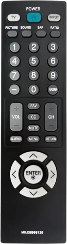 MKJ36998105 Reemplazo remoto para LG LCD TV 26LG30-UA 19LG31 22LG31 37LG30 2630 22LG30 26LG30 22LF10 19LF10C 19LF10 19LG30 19LG3 1 22LG30 22LG31