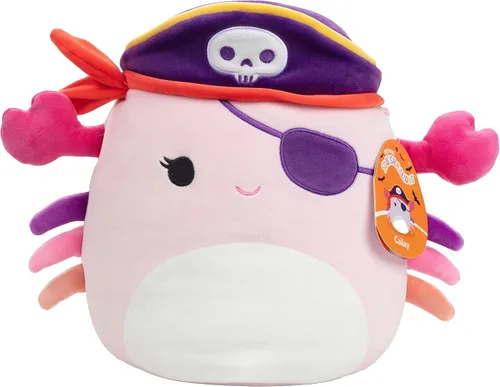 Squishmallows Original Cailey The Crab - Peluche oficial de Jazwares de Pascua de 10 pulgadas, juguete de peluche coleccionable suave y esponjoso,
