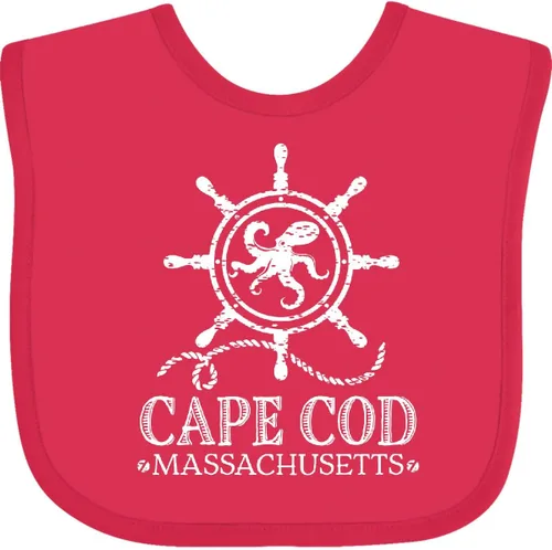 Miniatura 6 de inktastic Cape Cod Massachusetts - Babero náutico para bebé