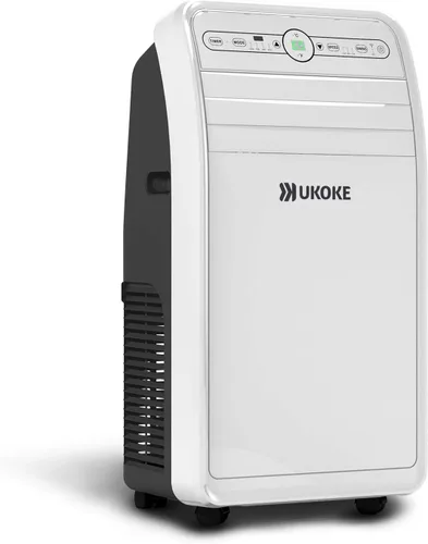 Ukoke USPC02S Smart WiFi aire acondicionado portátil, compatible con Alexa & Mobile App Control, 10000BTU, 3 en 1 unidad de CA con refrigeración,