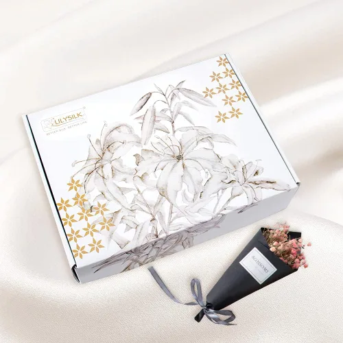 Miniatura 7 de Lilysilk Cobertor de seda, lavable, con funda de algodón, relleno con seda de murera 100% natural, de lujo, de la mejor calidad.