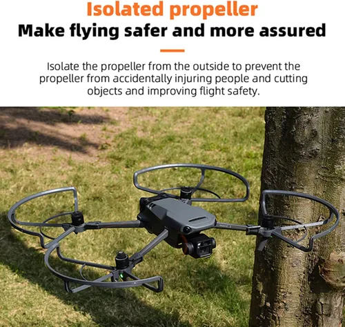 Miniatura 3 de Protector de hélice apto para DJI Mavic 3/Mavic 3 Pro Drone de liberación rápida Protectores de hoja de hélice Funda protectora anticolisión