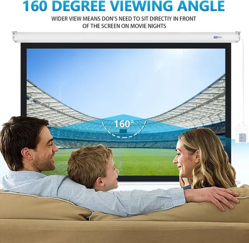 Miniatura 6 de Pantalla de proyector motorizada de 100" - Pantalla de películas para interiores y exteriores Pantalla eléctrica de 100 pulgadas 16:9