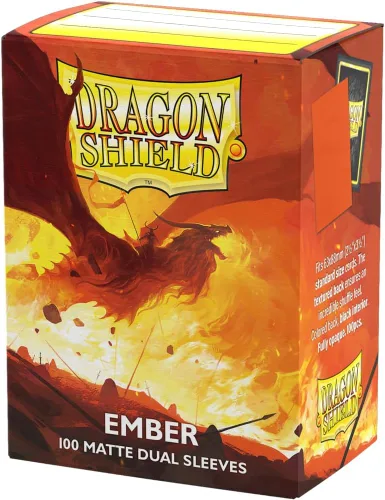 Miniatura 28 de Dragon Shield Fundas para cartas mate de tamaño estándar dual 100 unidades - Fundas TCG premium suaves y resistentes - Compatibles con Pokémon