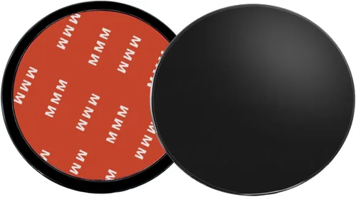 Paquete de 2 discos de montaje para tablero de instrumentos de automóvil de 3.740 in para soporte de teléfono con ventosa, almohadilla adhesiva para
