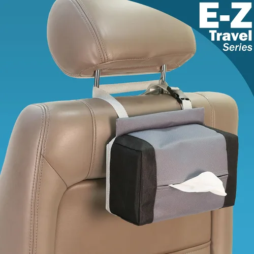 Miniatura 7 de FH Group E-Z Travel™ - Dispensador de pañuelos para servilletas, se adapta a la mayoría de automóviles, SUV, camiones y camionetas, color beige