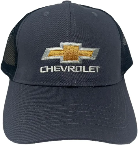 Miniatura 2 de Chevrolet Snapback Hat - Gorra Chevy trasera de malla - Gris carbón, Gris