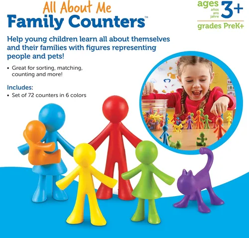 Miniatura 6 de Contadores familiares de "All About Me" de Learning Resources.