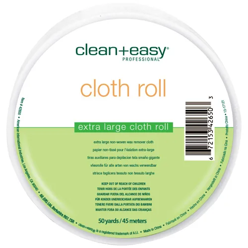 Miniatura 6 de Clean + Easy Tiras de cera de tela – Tiras de cera no tejidas para depilación, salón de belleza y uso en el hogar para cara, piernas y cuerpo, 3 x 9