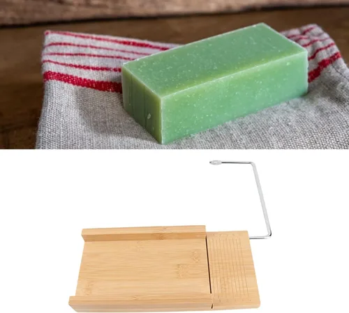 Miniatura 5 de Cortador de jabón de madera con alambre, herramienta de corte de jabón ajustable, kit de fabricación de jabón hecho a mano, herramienta profesional