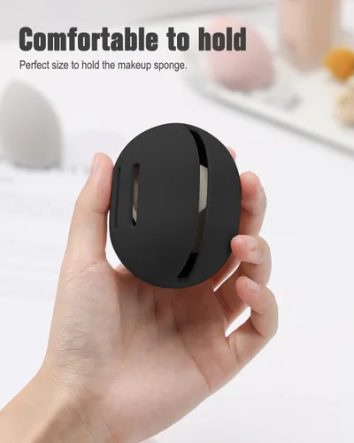 Miniatura 3 de FERYES Soporte para Esponja de Maquillaje con Esponja de Maquillaje – Estuche de Silicona Ecológica para Mezcladora de Belleza y Esponja de Base 2