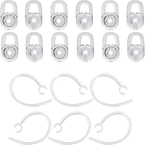 Miniatura 8 de Puntas de auriculares compatibles con Plantronics M155 - Puntas de silicona para los oídos, puntas para auriculares, puntas de repuesto