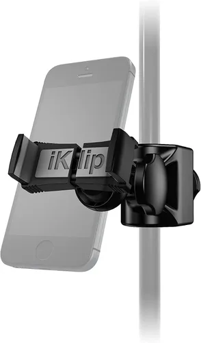 Miniatura 2 de IK Multimedia iKlip Xpand Mini soporte para micrófono con soporte para teléfono, compatible con teléfonos inteligentes iPhone y Android de 3.5" a